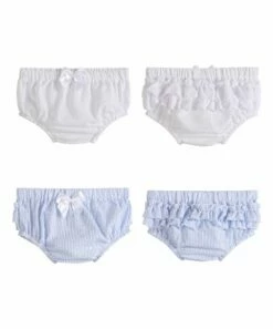 Best Pirce 🌟 Lil Cactus Light Blue & White Seersucker Ruffle Bloomer Set - Infant & Toddler For Baby & Maternity ❤️