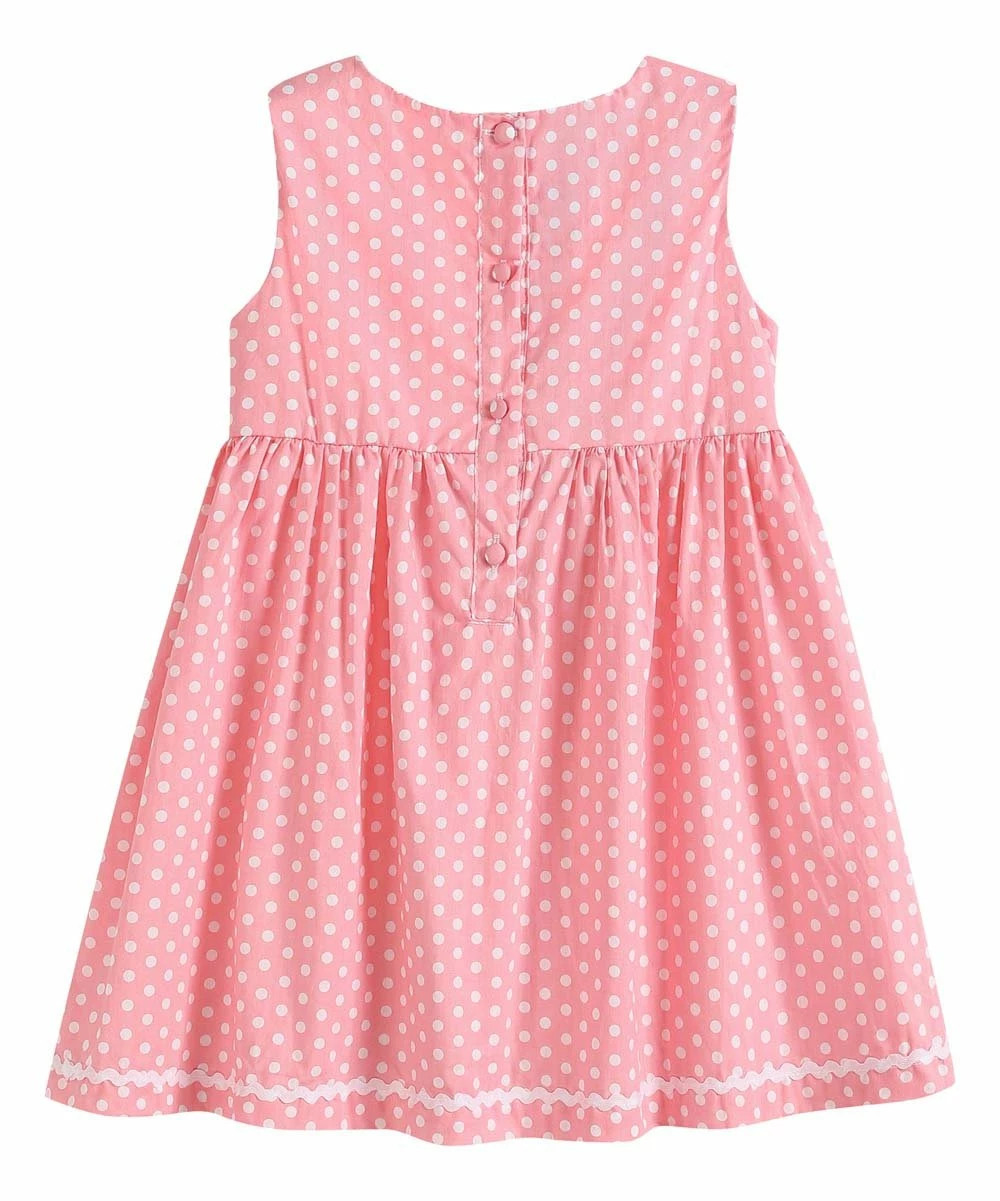 Best reviews of ๐ฅฐ Lil Cactus Pink Polka Dot Floral Rooster Sleeveless ๐ Dress - Infant For Baby & Maternity ๐ฅ - Image 2