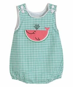 Top 10 🔥 Lil Cactus Green Gingham Watermelon Whale Bubble Romper - Infant & Toddler For Baby & Maternity 🎁