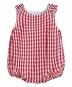 Best Pirce 😀 Lil Cactus Red Gingham Basic Bubble Romper - Infant & Toddler For Baby & Maternity 👍