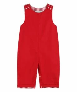 Top 10 ⌛ Lil Cactus Red Gingham Trim Overalls - Infant For Baby & Maternity 👍