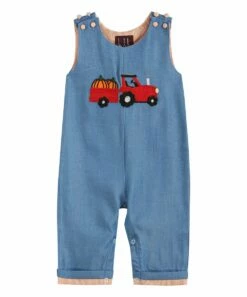 Brand new ✨ Lil Cactus Blue Harvest Tractor Overalls - Infant & Toddler For Baby & Maternity ✨