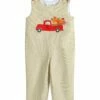 Coupon 🎉 Lil Cactus Tan Pumpkin Truck Overalls - Infant For Baby & Maternity ✨