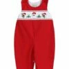 Top 10 🌟 Lil Cactus Red Santa & Reindeer Smocked Overalls - Infant For Baby & Maternity 👏