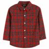 Flash Sale 🛒 Lil Cactus Red & Green Tartan Button-Up - Infant For Baby & Maternity ⭐