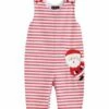 New ⌛ Lil Cactus Red & White Stripe Santa Overalls - Infant & Toddler For Baby & Maternity 🔔