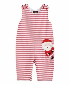 New ⌛ Lil Cactus Red & White Stripe Santa Overalls - Infant & Toddler For Baby & Maternity 🔔