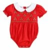 Hot Sale 😀 Lil Cactus Red Mistletoe Collar Bubble Bodysuit - Infant & Toddler For Kids 👍