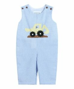 Cheap 😉 Lil Cactus Blue Gingham Digger Overalls - Infant & Toddler For Baby & Maternity 😉