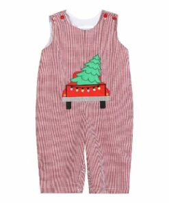 Best reviews of ✔️ Lil Cactus Red Gingham Tree Truck Overalls - Infant & Toddler For Baby & Maternity 🛒